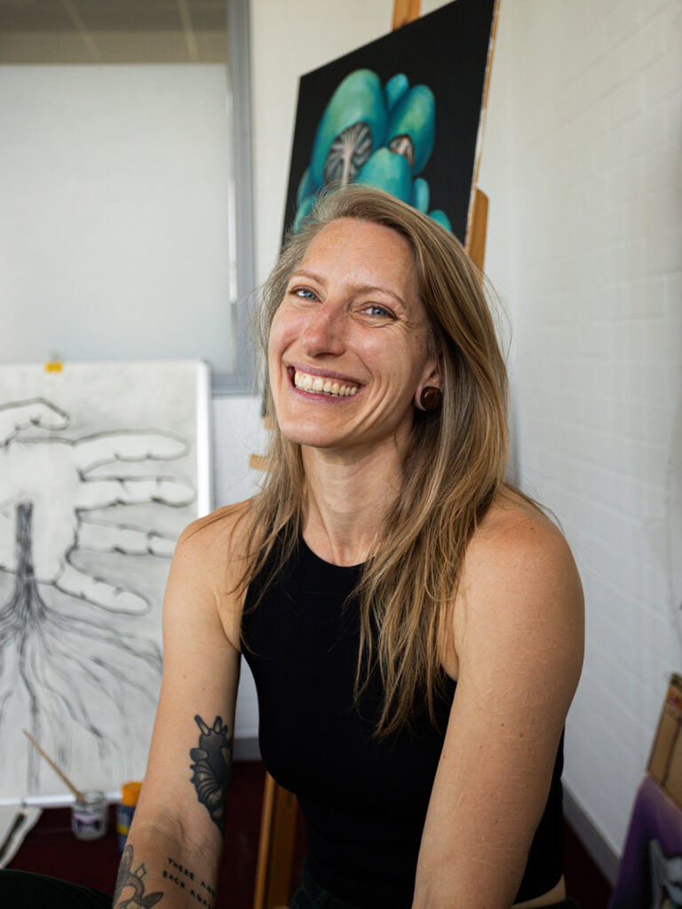 portretfoto van kunstenaar